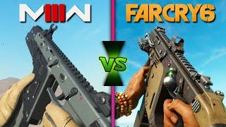 Call of Duty Modern Warfare 3 vs Far Cry 6 - Weapons Comparison