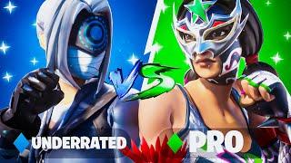 I Hosted an UNDERRATED vs PROS 1v1 Tournament! (crazy players)