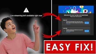 How to FIX "Live streaming is not available right now" - Quick and easy fix 2023