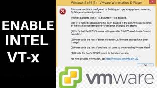 How to Enable Intel VT-X | Enable Intel Virtualization Technology from BIOS | VMware Workstation