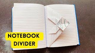 DIY Notebook Divider | Notebook Partition | How to make Partition in Notebook | Term 2 Partition