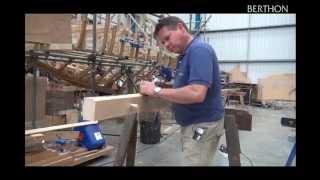 Wooden Mast Repair - Berthon Boat Company