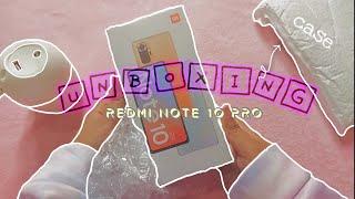 redmi note 10 pro aesthetic unboxing + setup + case | asmr 