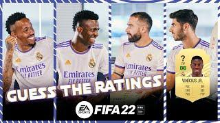 Vini Jr., Carvajal, Asensio & Militão guess FIFA 22 RATINGS! | Real Madrid