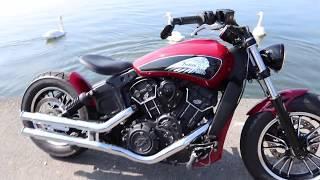 Moore Speed Racing Indian Motorcycle Scout 60 Custom Bobber