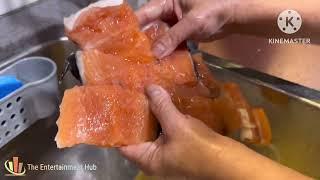 Ep. 00421 I Salmon Head in Tamarind Soup Base || Let’s make it simple and quick || Happy Cooking I