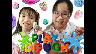 How to make DIY PLAY DOUGH with Airish & Nina.