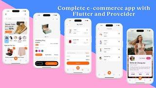 Complete Flutter E-commerce App With provider | Flutter e commerce app