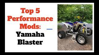 Top 5 Blaster Performance Mods