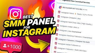Best SMM PANEL For Instagram in 2024 | Cheapest NonDrop & Fastest SMM Services
