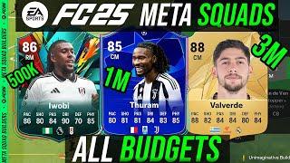 FC 25 - Best META Squad Builders ALL BUDGETS: 500k / 1M / 1.5M / 2M / 3M / 4M