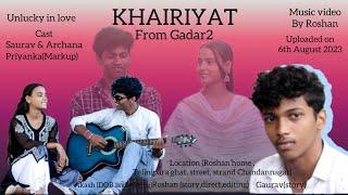 khairiyat music video from Gadar2 || saurav and archana || roshanchoudharyvlog