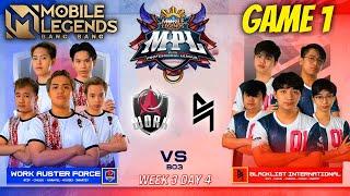 Blacklist International VS Work ( Game 1 ) - MPL Season 7 2021