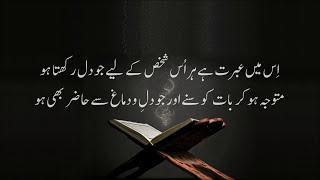 Very Beautiful Quran Heart touching Surah Qaf with Urdu Translation HD