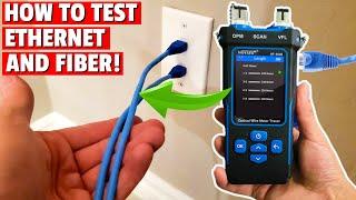 TESTING ETHERNET CABLES IN 2025 - HOW TO | NOFAYA NF-8508 WIRE TESTER