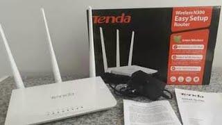 WiFi Router Tenda f3 | review| setup| configuration in (Urdu+Hindi)