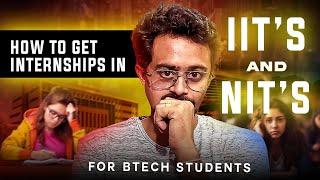 How to Get Internships at NITs and IITs for B.Tech Students | @Frontlinesmedia