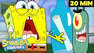 Every Time Plankton NEARLY Stole the Krabby Patty Secret Formula! | SpongeBob