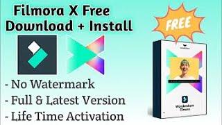 WonderShare Filmora X Premium Version Download 2021 Update ll How to Activate Free Premium Version