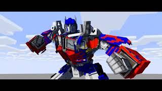 Transformers | Optimus prime transform animation | Made by Mine-imator