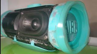 JBL Charge 4 EXTREME LOW FREQUENCY MODE BASS TEST!!!! Woofer Bottoming Out 