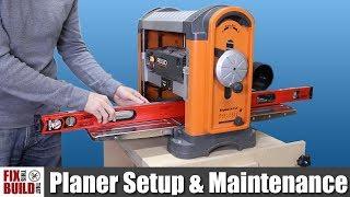 How to Use a Planer - Setup & Maintenance