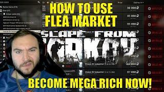HOW TO MAKE EASY MONEY- ESCAPE FROM TARKOV - FLEA MARKET GUIDE HOW TO BECOME RICH!