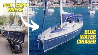 54ft SailBoat REFIT: FULL DOCUMENTARY