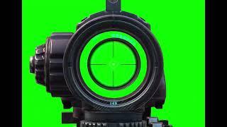 BGMI - SCOPE COMBINE EFFECTS GREEN SCREEN | 6x Scope Green Screen #pubgmobile