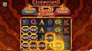  Cash Inferno: Sizzling Scatters (Octoplay)  Online Slot EPIC Big WIN!!