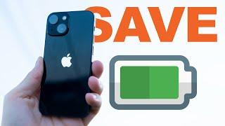 iPhone 13 mini  - Battery Saving Tips (with Real Day in The Life)