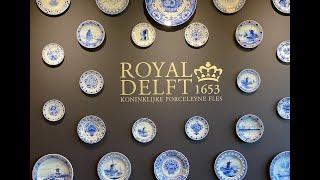 Make YOUR OWN Royal Delft Blue PLATE at the Delft Porcelain Factory - a UNIQUE Dutch EXPERIENCE.