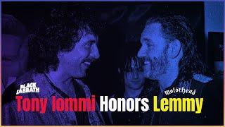 Black Sabbath's Tony Iommi honors Motorhead's Lemmy | And why Lemmy was called Lemmy