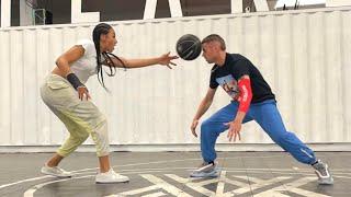 Professor Shows Aerial Powers(WNBA Star) Most CONTROVERSIAL MOVE in Basketball