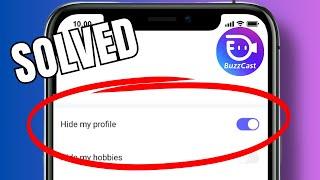 How to make your profile private on BuzzCast