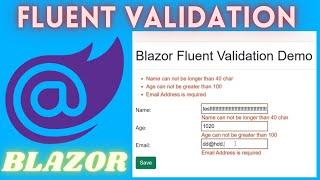 How to use Fluent Validation in Blazor | Blazored Fluent Validation