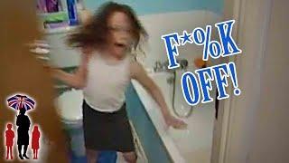 7yr Old Locks Herself In Bathroom To Escape Bedtime | Supernanny
