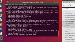 2-3: (Ubuntu) Installing the ESP IDF