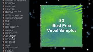 Free Vocal Samples | vocal acapellas ( Provided by LANDR )