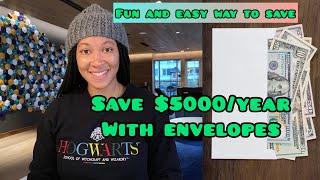 The 100 Envelope Method TO SAVE $5000 IN A YEAR!! 2021 Goals
