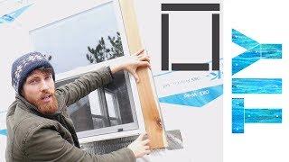 How to Install Wooden Window Trim on a Tiny House