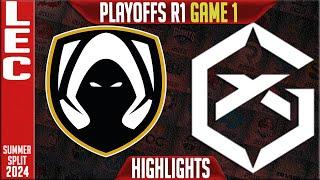 TH vs GX Highlights Game 1 |  LEC Playoffs Lower Round 1 Summer 2024 | Team Heretics vs GiantX G1