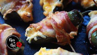 Sausage Stuffed Jalapenos Wrapped In Bacon | Easy to Make Appetizer