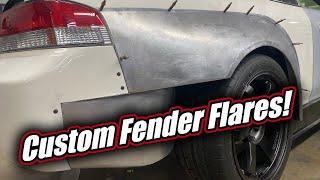 How to Make Custom Fender Flares!// Widebody Honda Prelude Time Attack Car