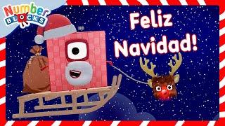 ¡Feliz Navidad de parte de Numberblocks!  | 60 min de Matemáticas para niños | Numberblocks Español