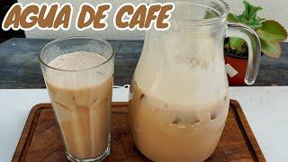 Como hacer Agua Fresca de Café  Cremosa y Rica 