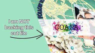 YOU DON'T HAVE TO BACK A CUTFILE | CONFESSIONS OF A PAPER ADDICT CUT FILES  (Scrapbook Process # 74)