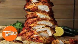 How To Make A Giant Chicken Tikka Kebab | Twisted