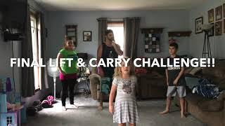 #liftandcarrychallenge #familyliftandcarry Our final lift and carry challenge | family challenge