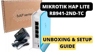 MikroTik hAP Lite RB941-2ND-TC Unboxing | Affordable Wi-Fi Router for Home or Office